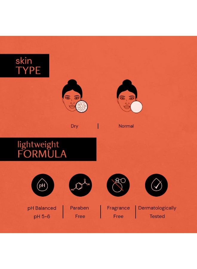 Deconstruct Dry Skin Brightening Fluid Sunscreen SPF 50+ with Niacinamide | Lightweight, Hydrating & Dewy | UVA/UVB Protection | 8-Hour Wear, Water-Resistant, No White Cast | 50g | Pack of 3 - Image 3